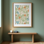 Trellis by William Morris – Vintage Floral Art Print