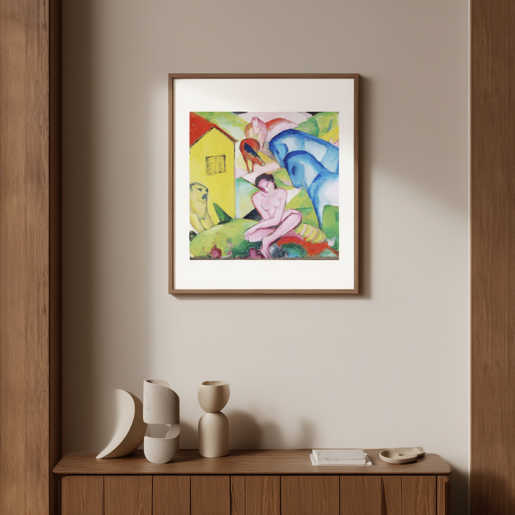 The Dream by Franz Marc – Expressionist Animal & Abstract Art Print - Hakyarts