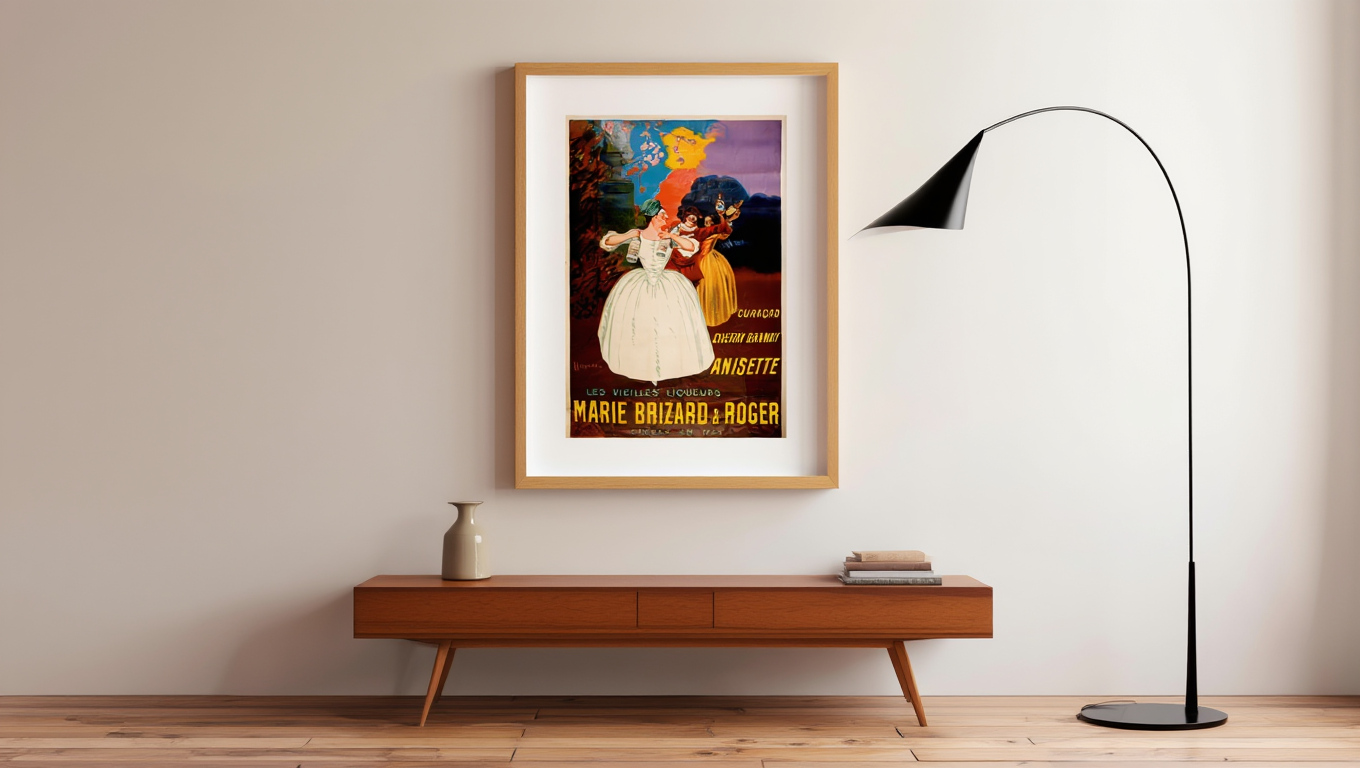 Leonetto Cappiello - Les vieilles liqueurs Marie Brizard & Roger Poster
