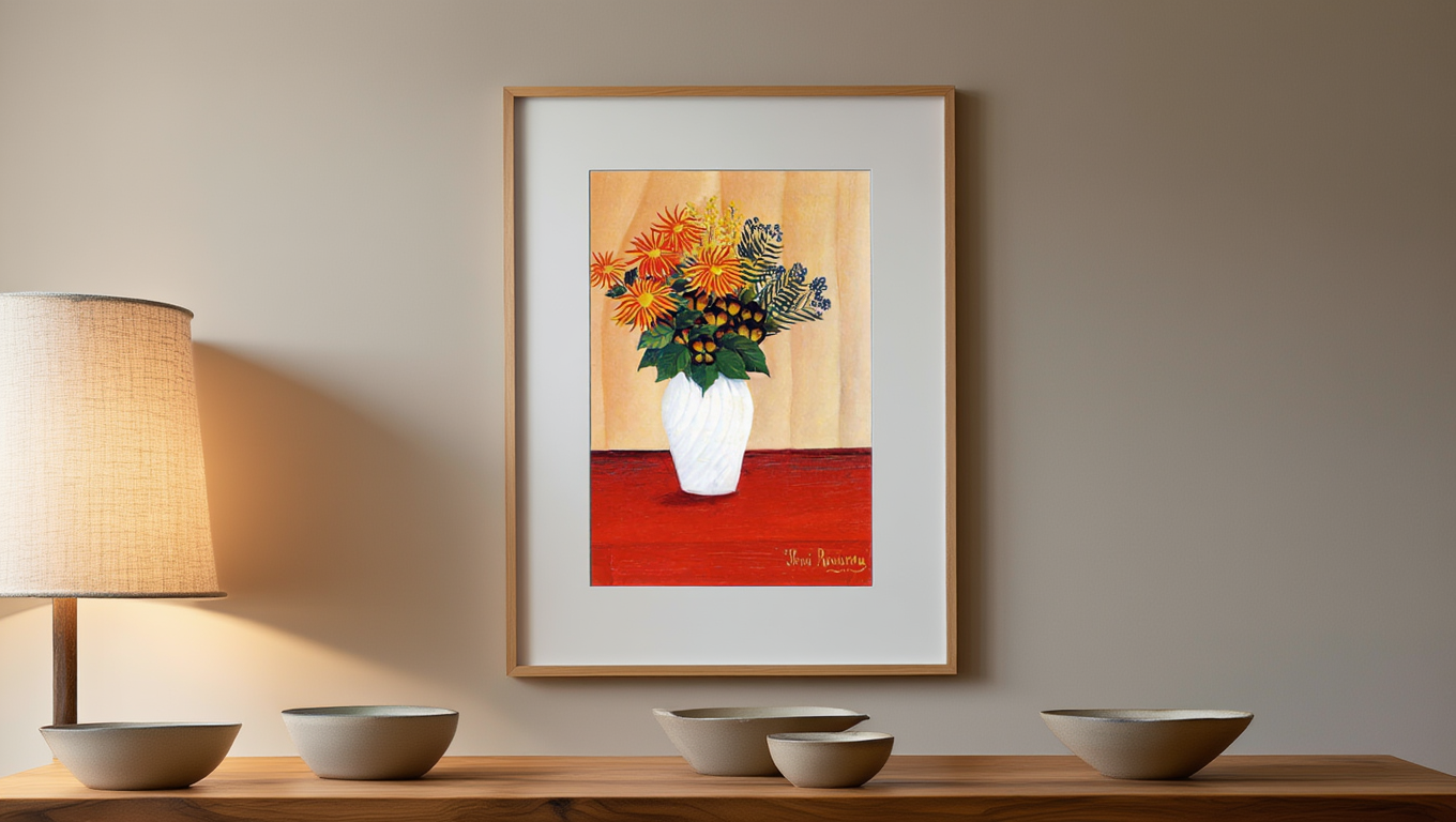 Henri Rousseau - Bouquet of Flowers