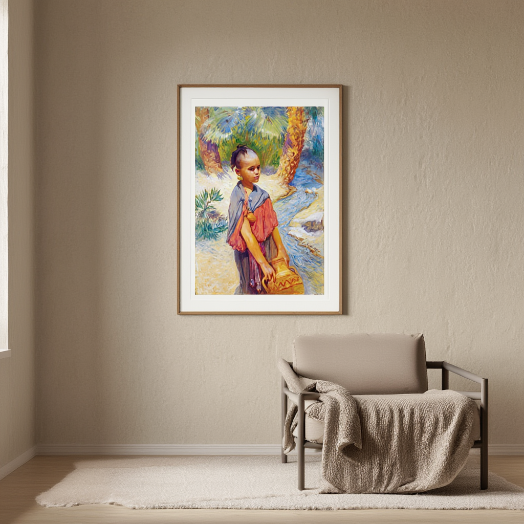 A Young Girl By A River