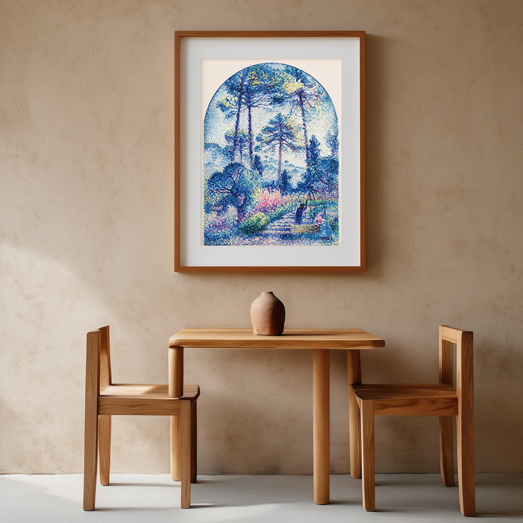 Henri-Edmond Cross - Le Jardin En Provence Poster