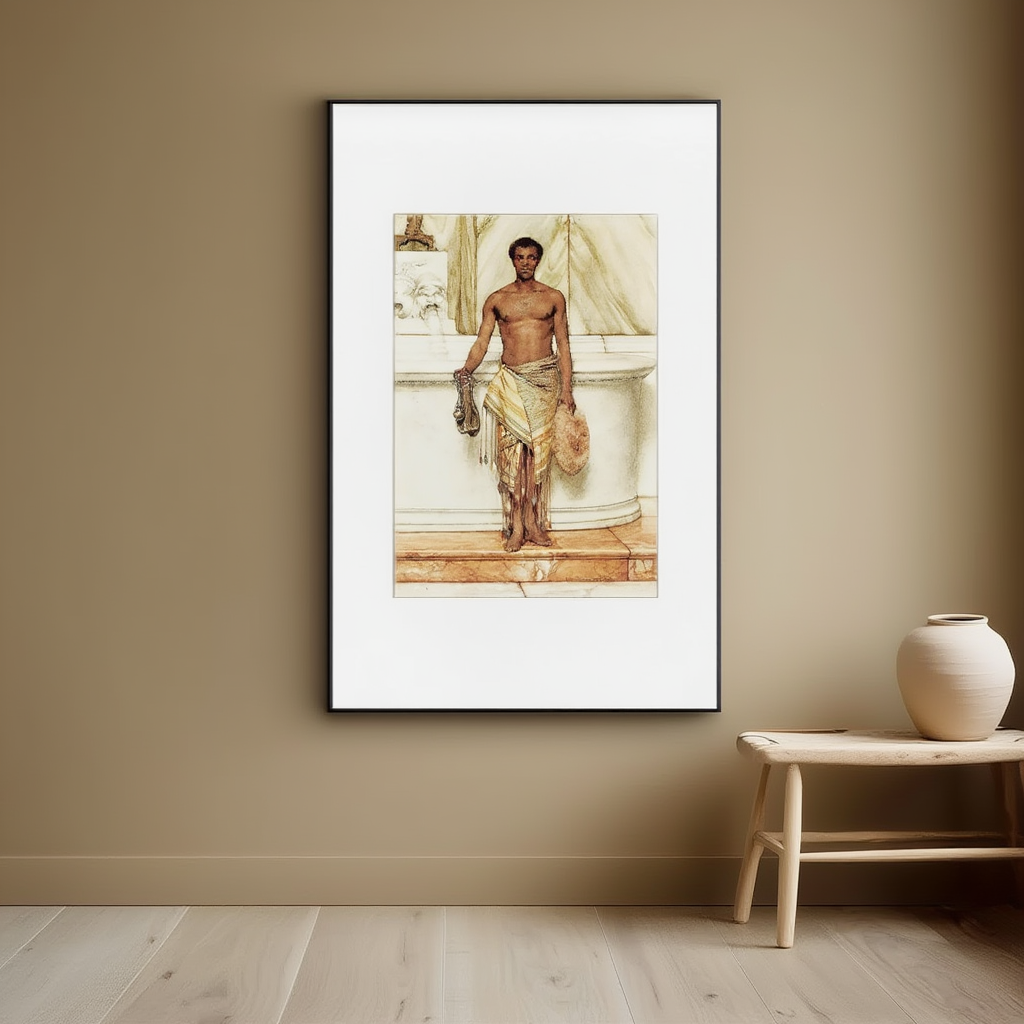 The Balneator – Lawrence Alma-Tadema Poster | Classical Figurative Art Print