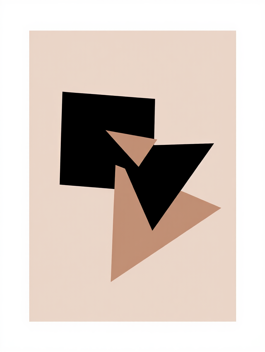 Abstract Figures & Music – 7-Piece Modern Art Prints Mix & Match