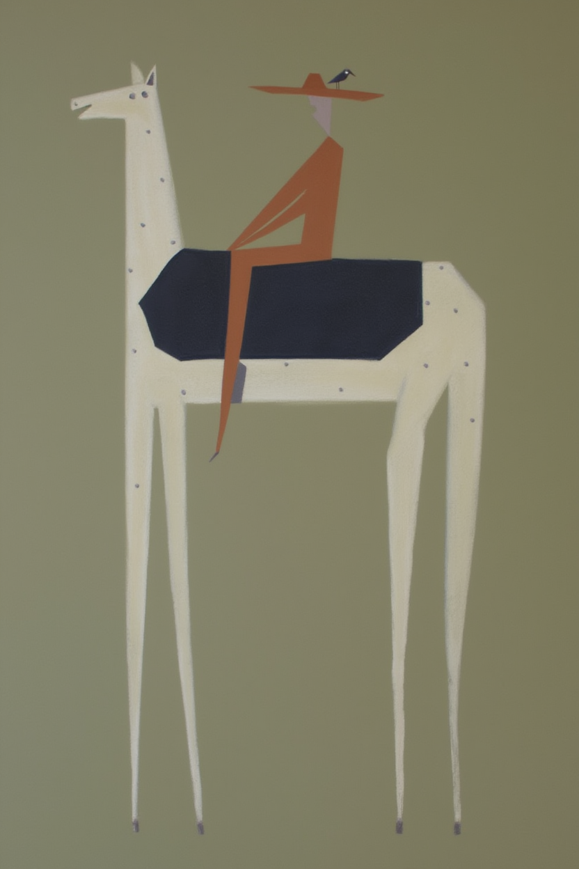 Set of 2 Horse Racing + Wild Freedom | Contemporary Equestrian Wall Art Prints