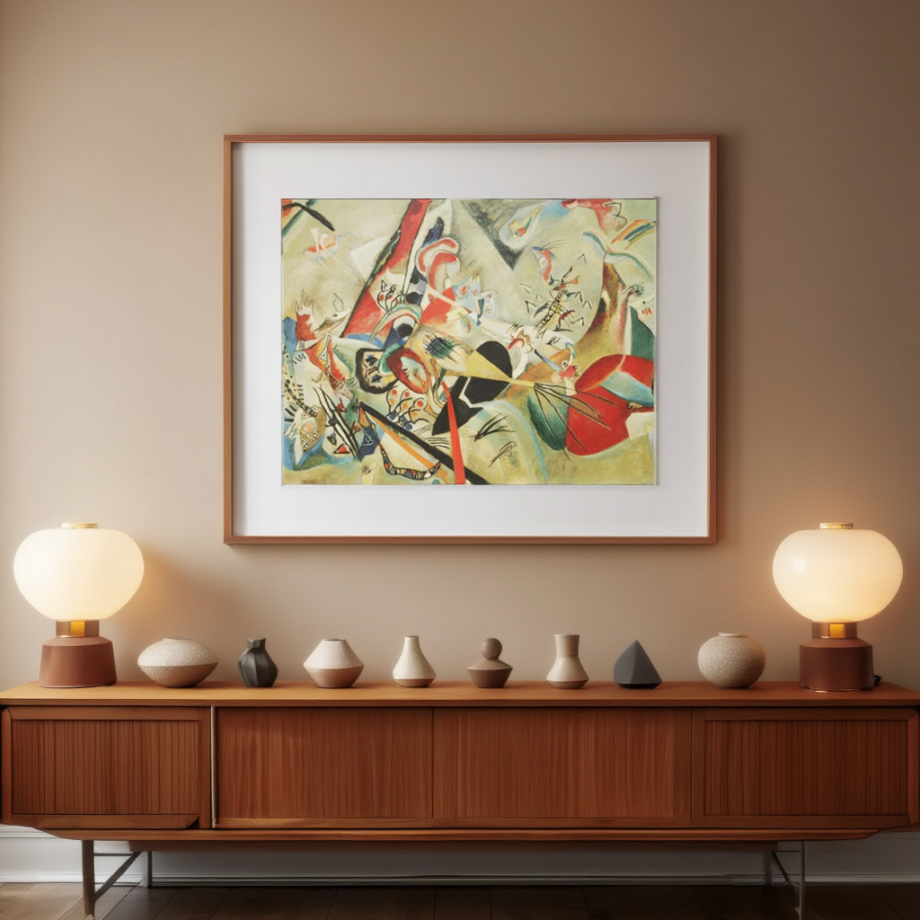 In Grey by Wassily Kandinsky (1919) – Iconic Abstract Composition