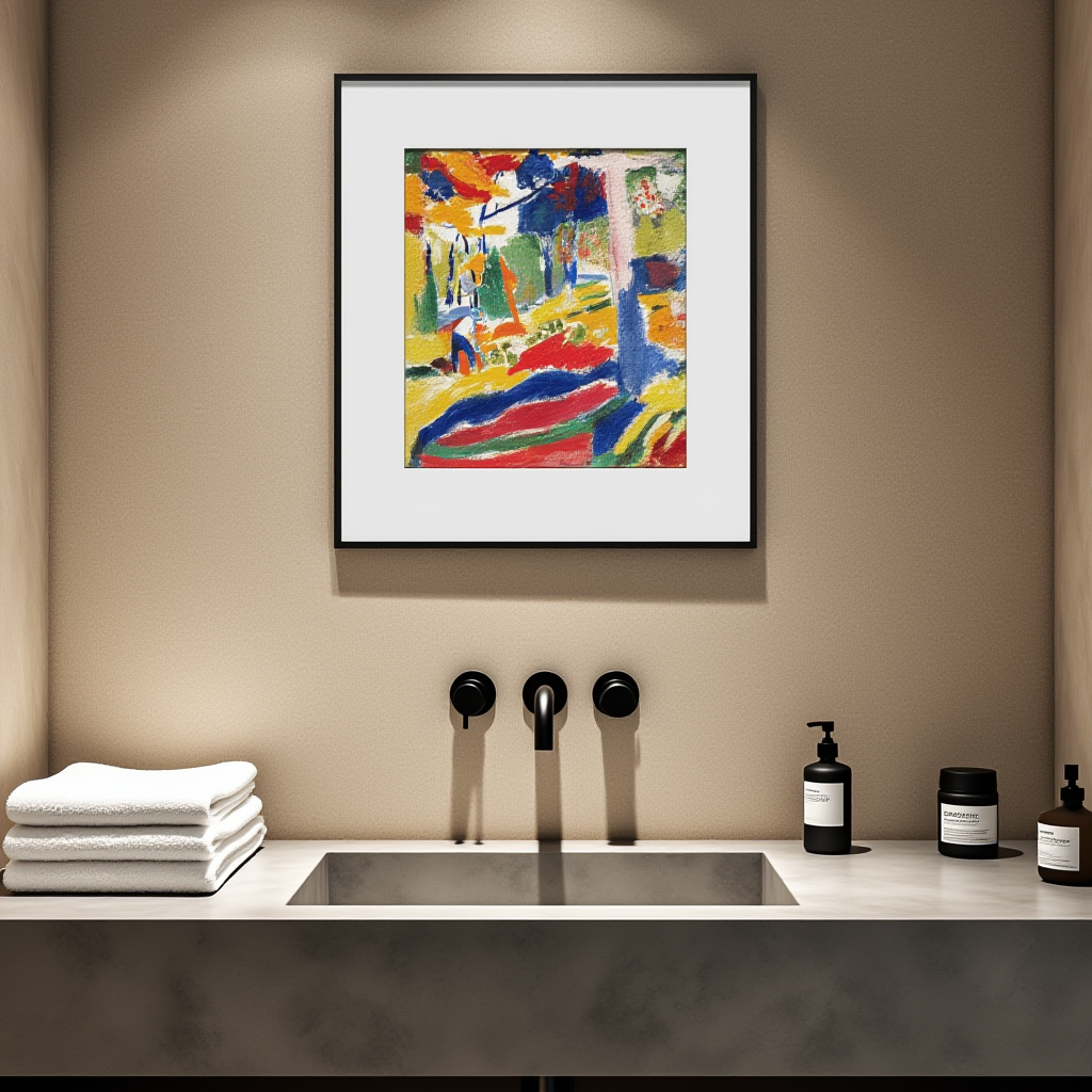 Garden by Henry Lyman Sayën – Landscape Art Print