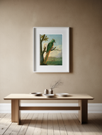 Blauscheitelmotmot by Albert Eckhout – Exotic Bird Illustration Art Print - Hakyarts