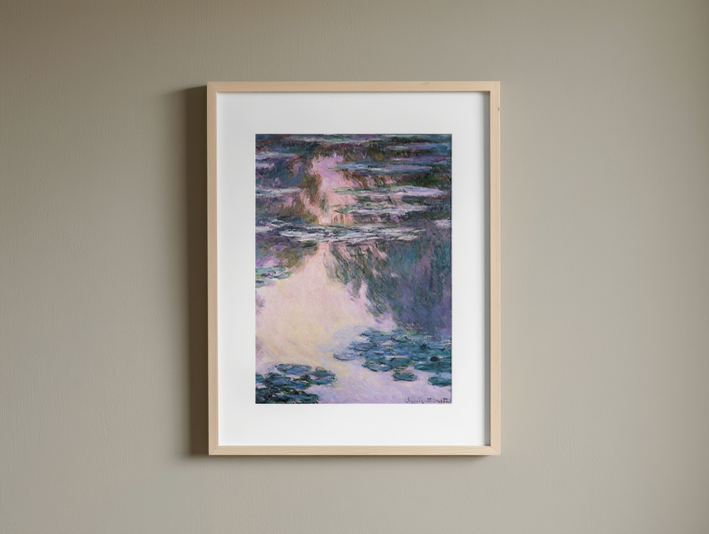 Water Lilies by Claude Monet  - Impressionist Art Print