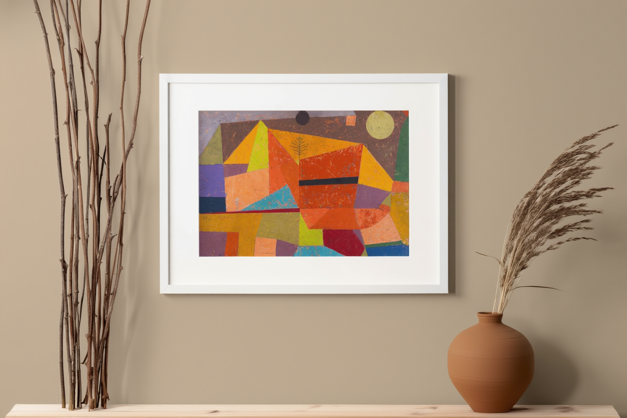 Paul Klee - Joyful Mountain Landscape