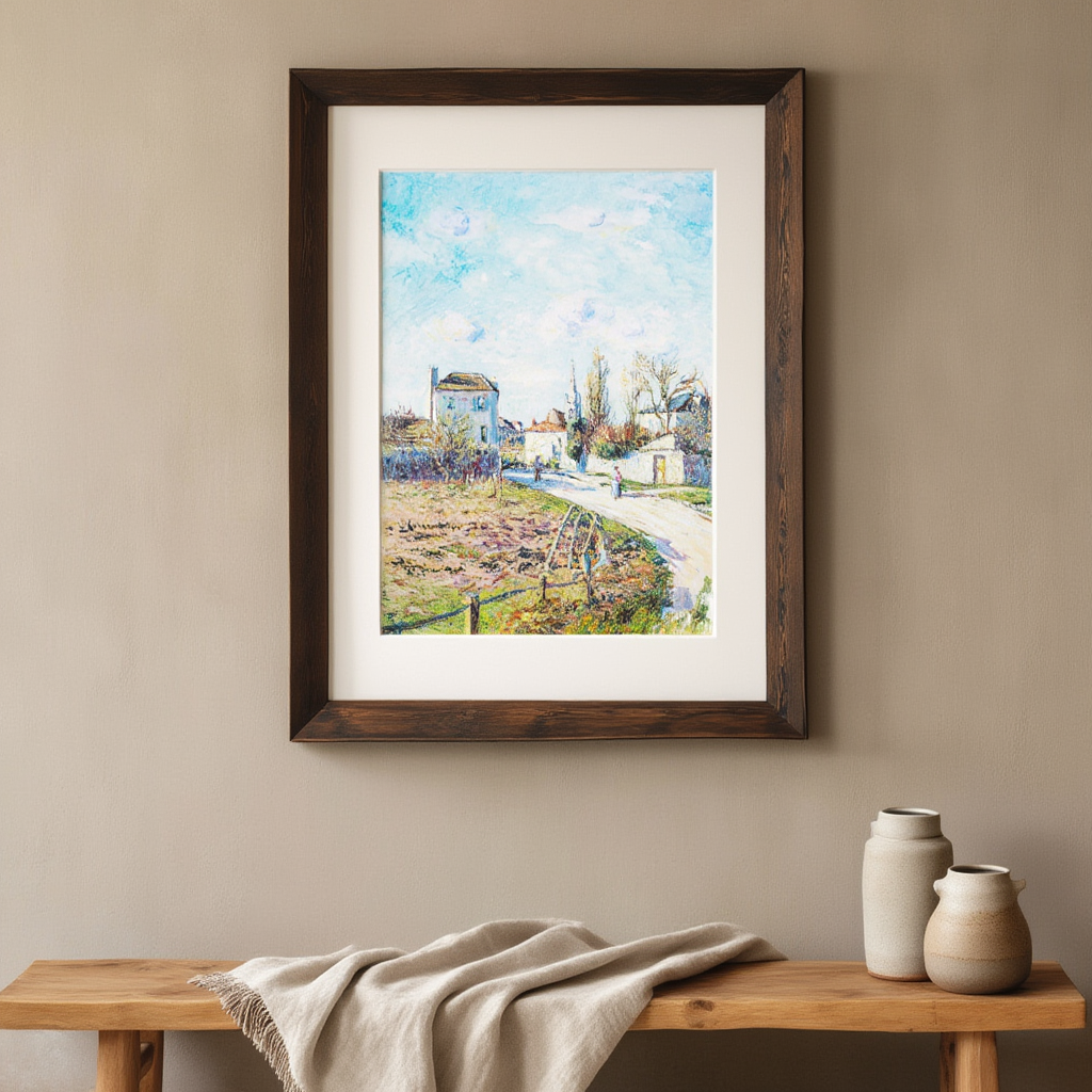Le Village de Mareil by Gustave Loiseau – Post-Impressionist Landscape Art Print