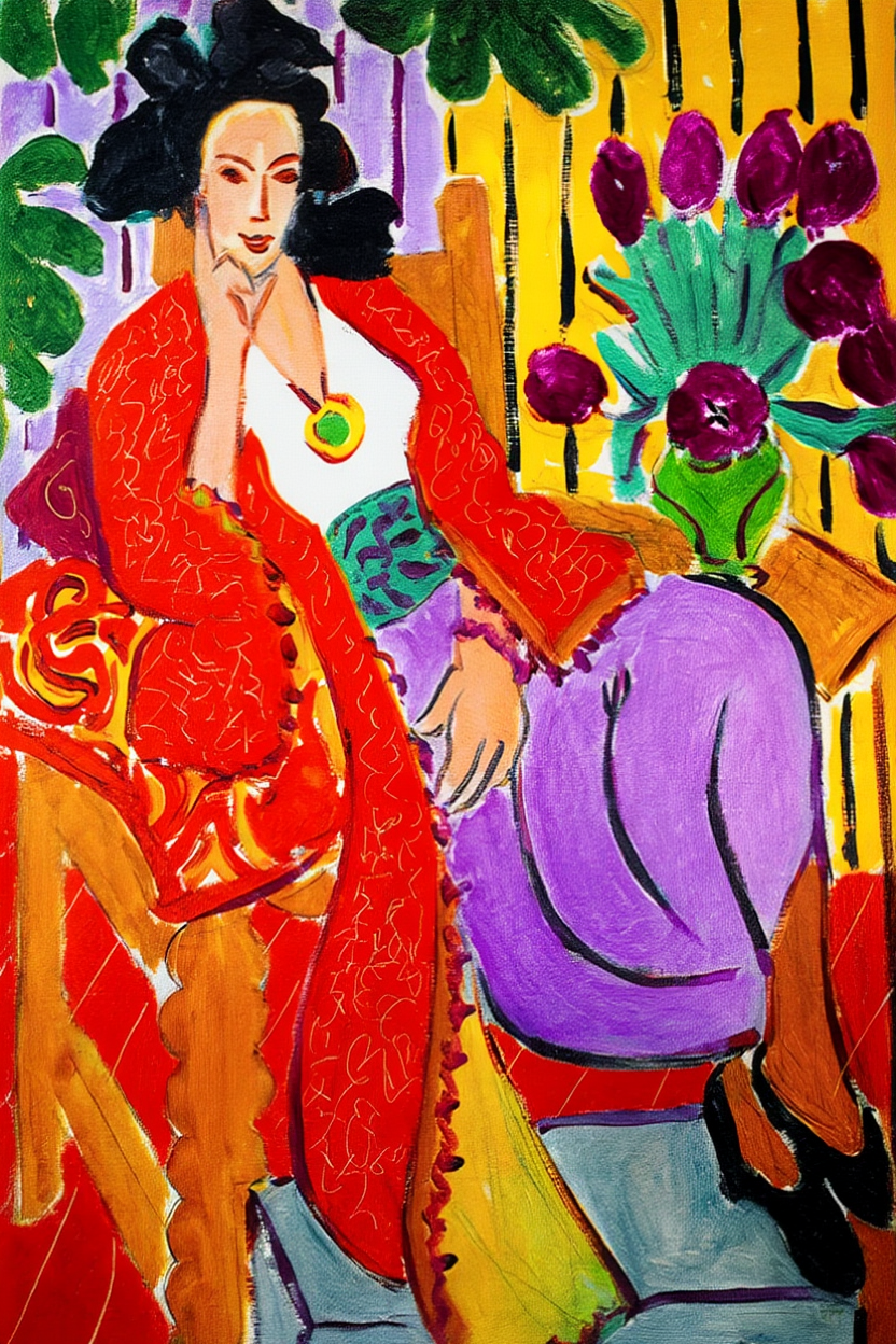 Henri Matisse - Odalisque with the Red Coat