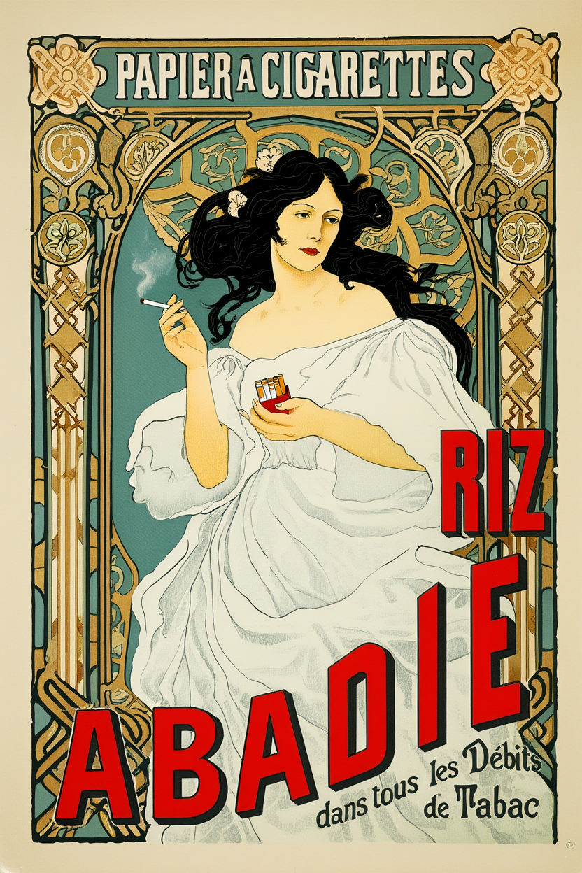 Alphonse Mucha Art Nouveau  – 4 Prints