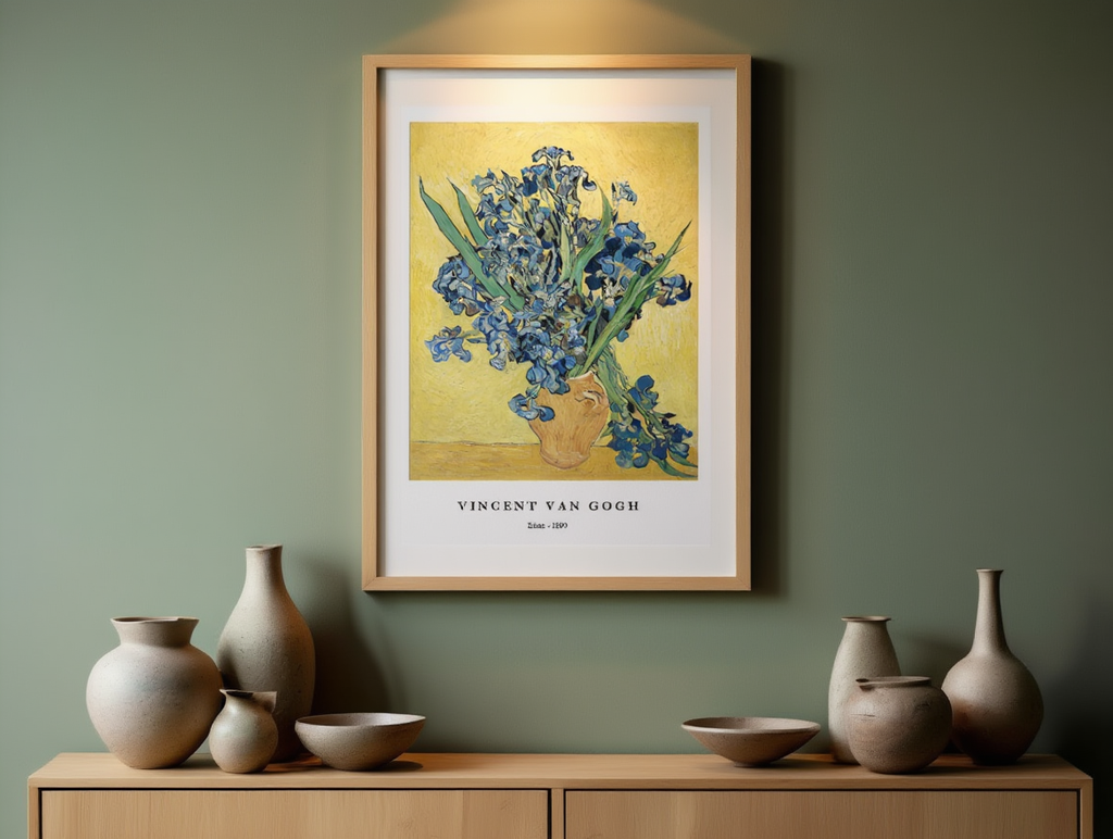 Vincent Van Gogh – Irises – Iconic Post-Impressionist Art Print