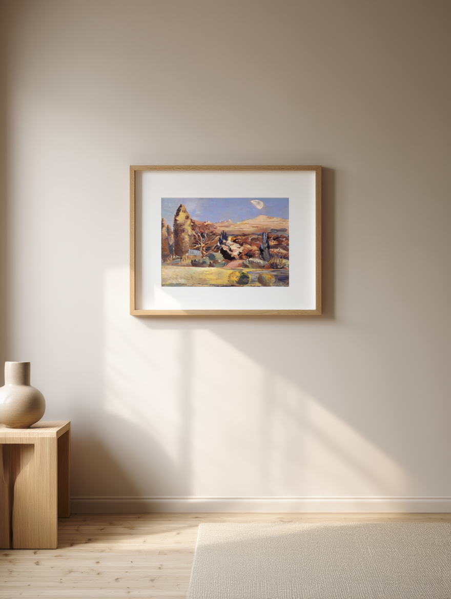 Paul Nash - Landscape of the Moon’s First Quarter