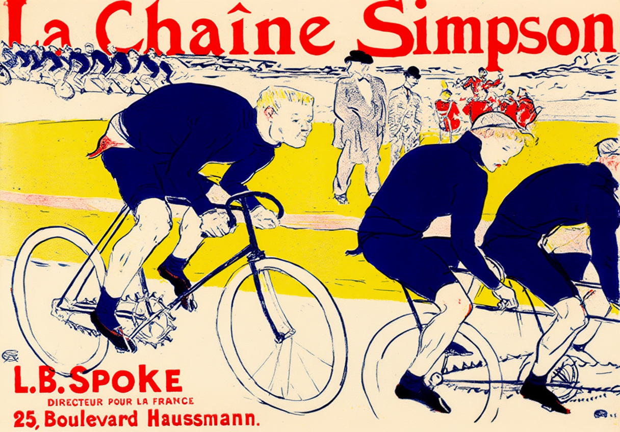 Henri de Toulouse-Lautrec – The Simpson Print (1895) – Vintage French Art Poster