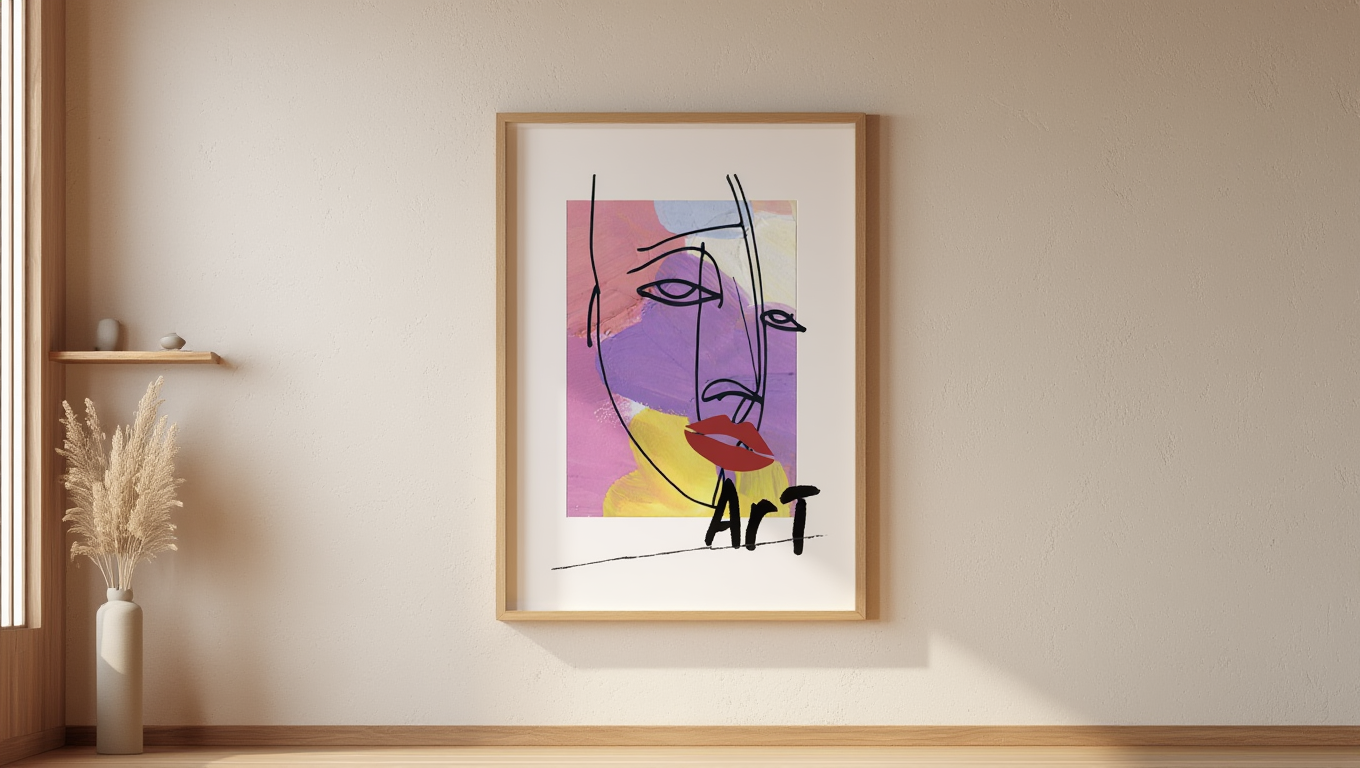 Picasso Art Exhibition – Vintage Museum PosterPicasso Art Exhibition Poster