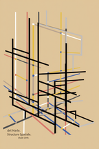 Structure Spatiale (1949) by Félix Del Marle – Abstract Modern Art Print