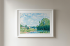 La Mare aux Canards – Alfred Sisley Poster | Impressionist Landscape Art Print - Hakyarts