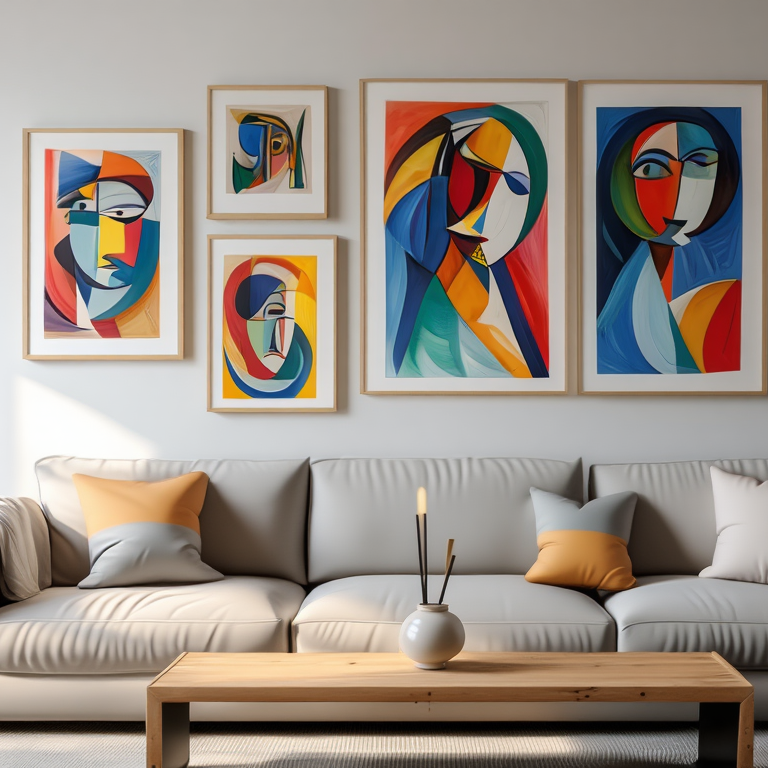 Picasso & Matisse Dining – Set of 5 Modernist Prints