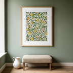 Fruit (Pomegranate) by William Morris – Vintage Botanical Art Print