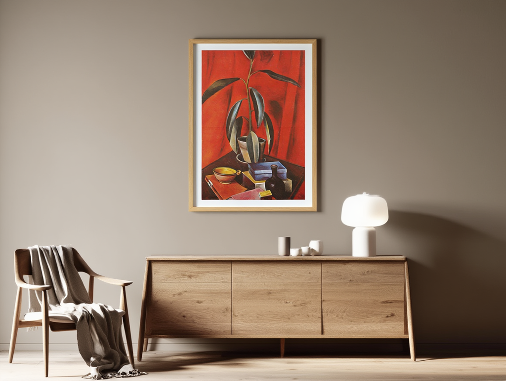 Alexander Kanoldt - Still Life with Gum Tree