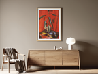 Still Life with Gum Tree by Alexander Kanoldt – Minimalist Modernist Art Print - Hakyarts