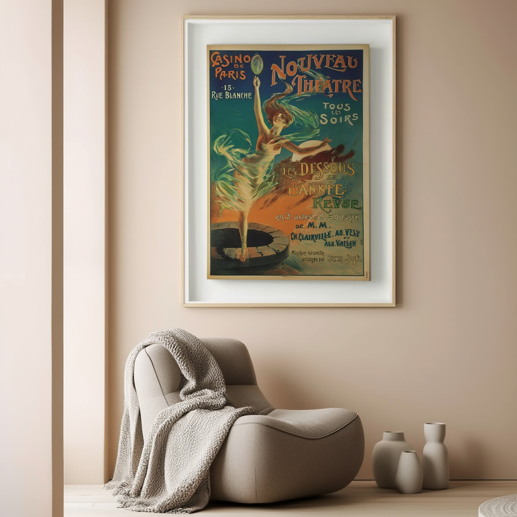 Casino de Paris by Jean de Paleologue – Vintage Parisian Poster Art Print - Hakyarts