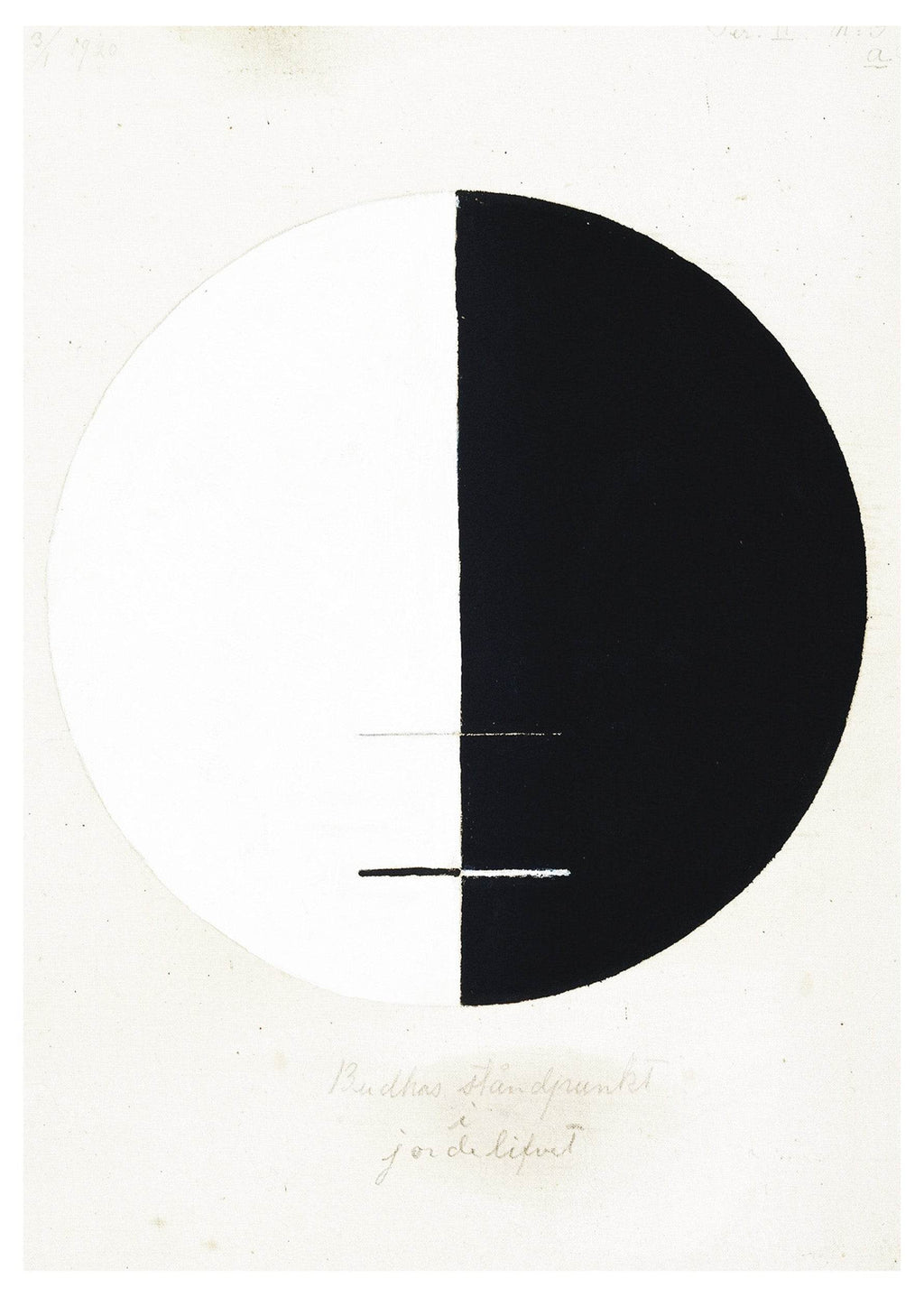 Hilma af Klint - Buddhas Standpoint in the Earthly Life No. 3 - Hakyarts