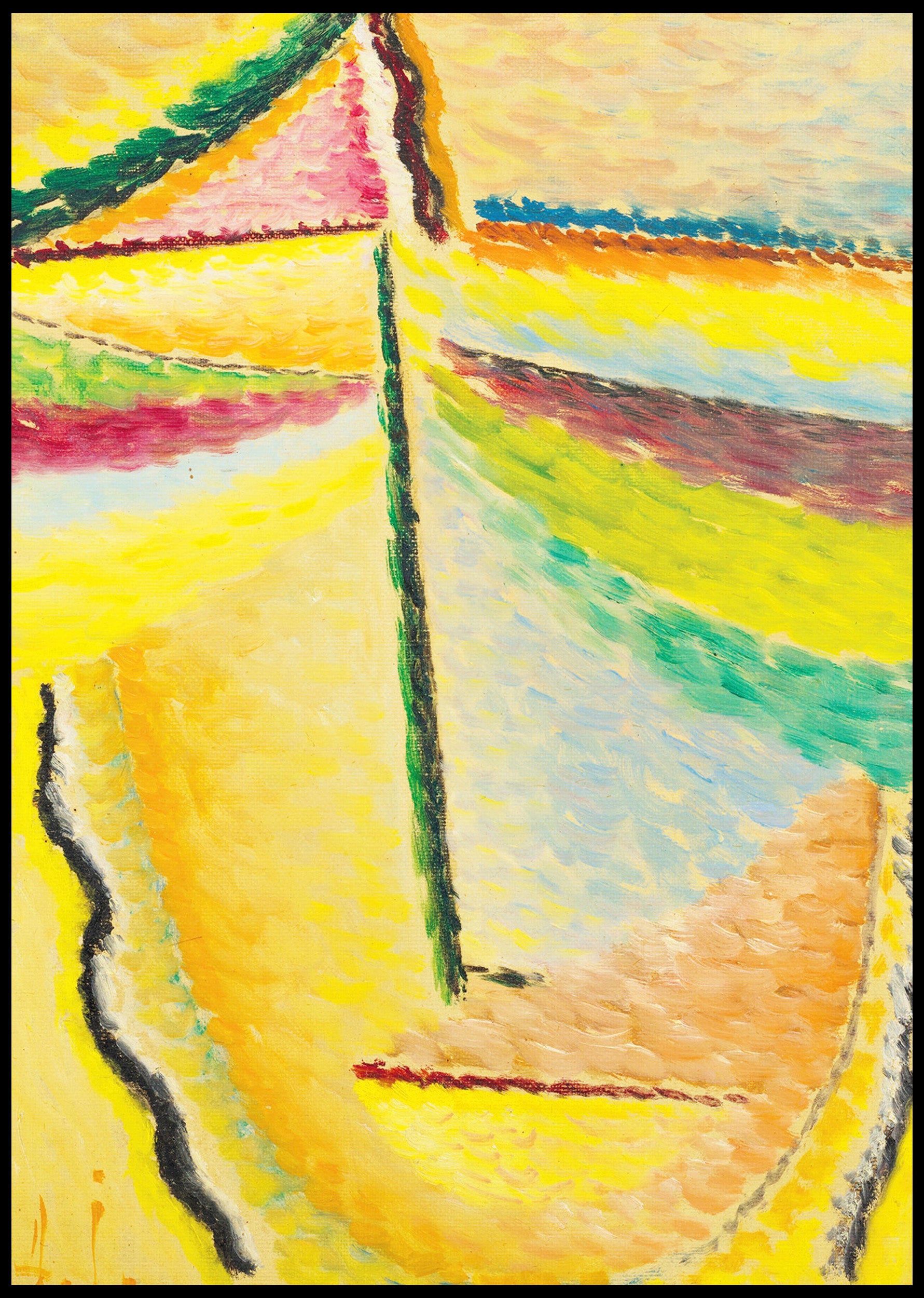 Alexej von Jawlensky - Abstract Head "The guardian angel" - Hakyarts