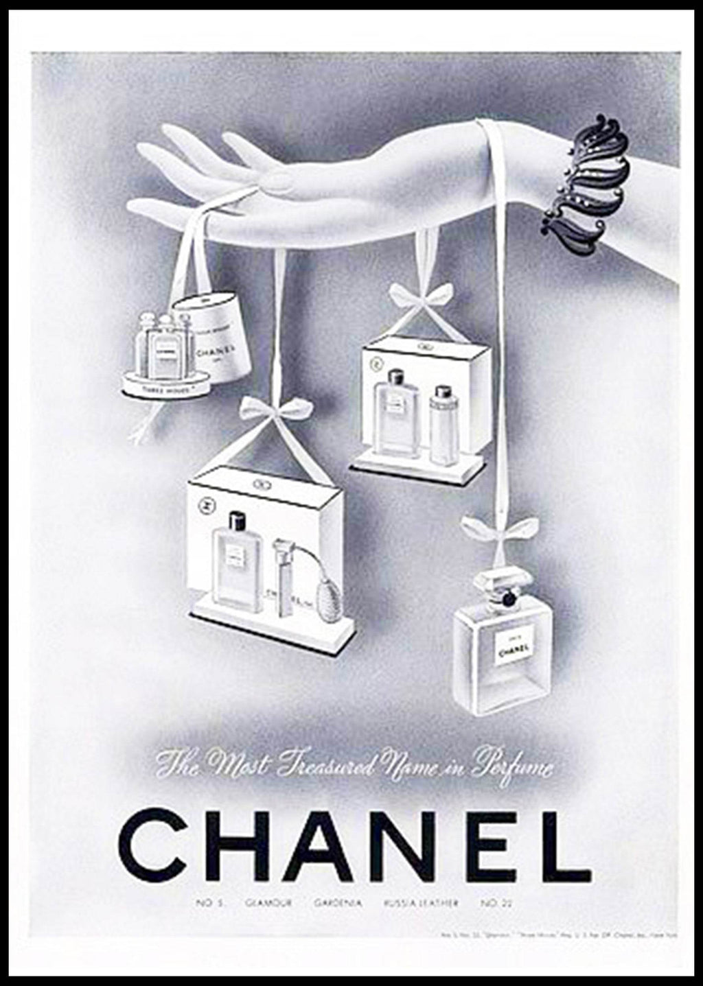 Chanel Perfume Ad Poster - Hakyarts