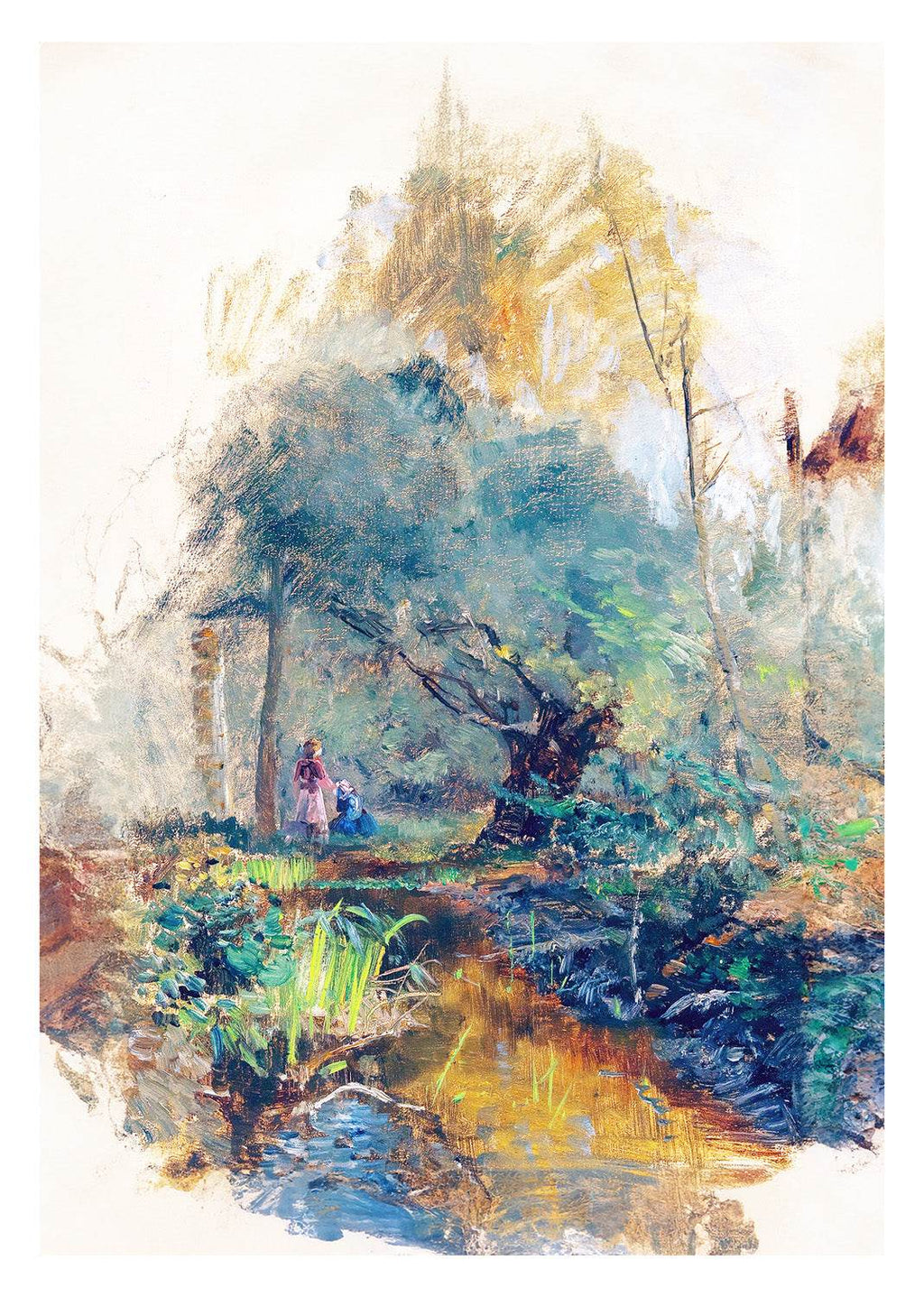 Children by a Mountain Creek - Hakyarts