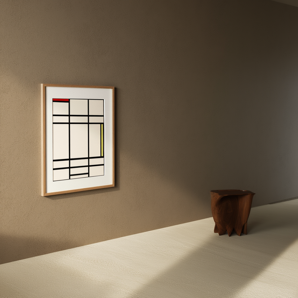 Piet Mondrian – Composition in White, Red, and Yellow Print (1936) – Iconic Abstract Art Poster