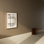 Composition in White, Red, and Yellow by Piet Mondrian – Iconic Abstract Art Print