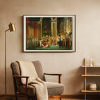 The Coronation of Napoleon – Jacques-Louis David Poster | Neoclassical Historical & Imperial Ceremony Art Print