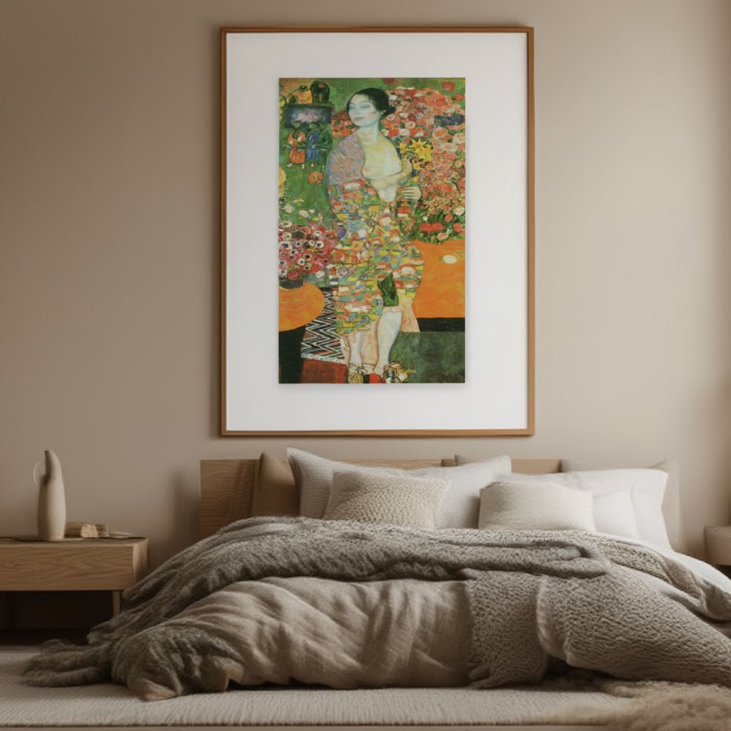 The Dancer by Gustav Klimt – Figurative Modern Art Print