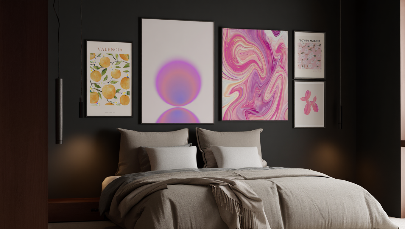 Dopamine Delights: 5 Vibrant & Joyful Wall Art Prints