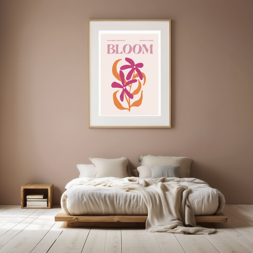 Abstrakt Bloom plakat