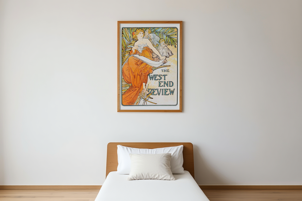 Alphonse Mucha - The West End Review Poster