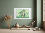 Roses – Vincent Van Gogh Poster | Post-Impressionist Floral Art Print