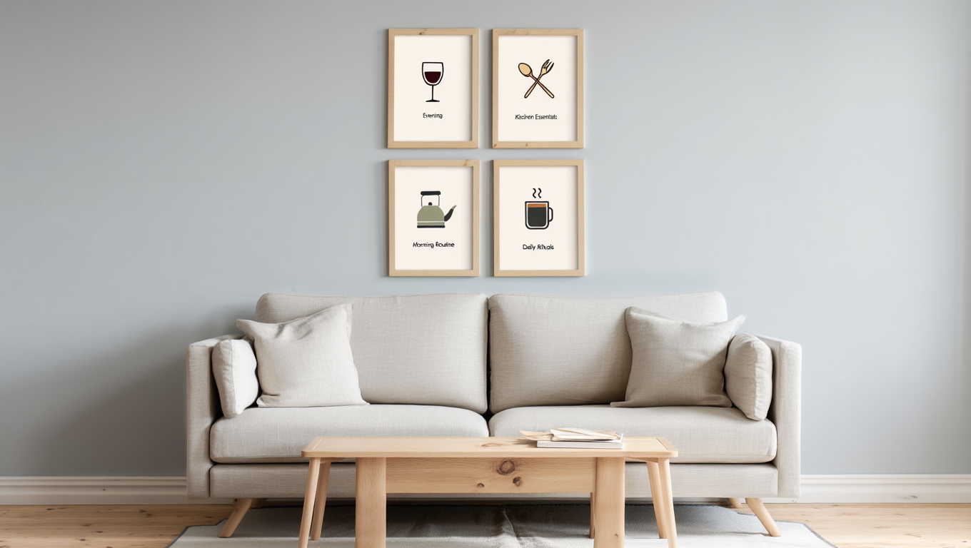 Minimalist Kitchen Dinner Collection – Set of 4