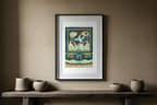 Illustration from L’Ornement Polychrome by Auguste Racinet – Vintage French Decorative Art Print