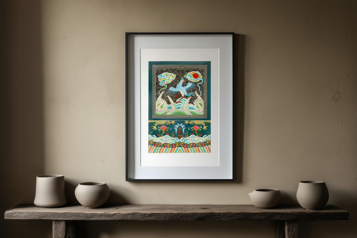 Illustration from L’Ornement Polychrome by Auguste Racinet – Vintage French Decorative Art Print