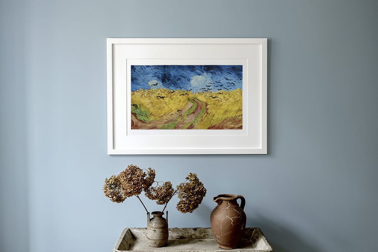 Vincent Van Gogh – Wheatfield with Crows – Iconic Post-Impressionist Art Print
