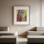 Cubist Composition by Henry Lyman Sayën – Modern Art Print