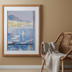 Villefranche-Sur-Mer, Fenêtre Ouverte Sur Le Port – Henri Lebasque Poster | Post-Impressionist Coastal & Seaside View Art Print