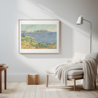The Gulf of Marseilles Seen from L’Estaque – Paul Cézanne Poster | Post-Impressionist Landscape Art Print