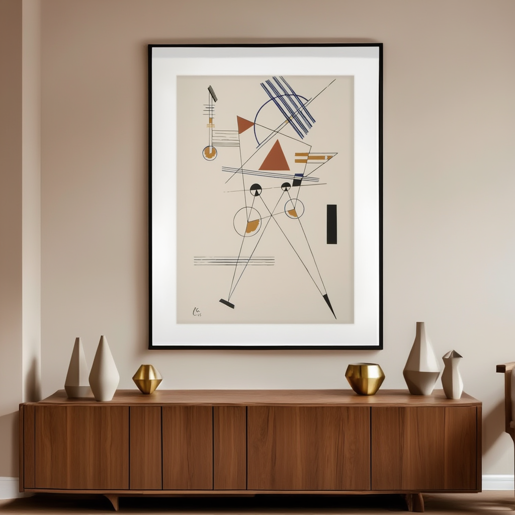 Lithographie No. 1 (R. 185) (1925) by Wassily Kandinsky – Abstract Modern Art Print