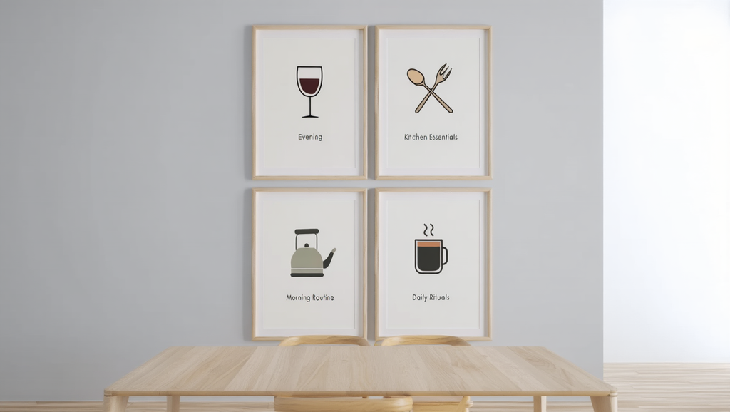 Minimalist Kitchen Dinner Collection – Set of 4