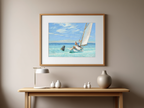 Ground Swell by Edward Hopper – Modern American Art Print - Hakyarts